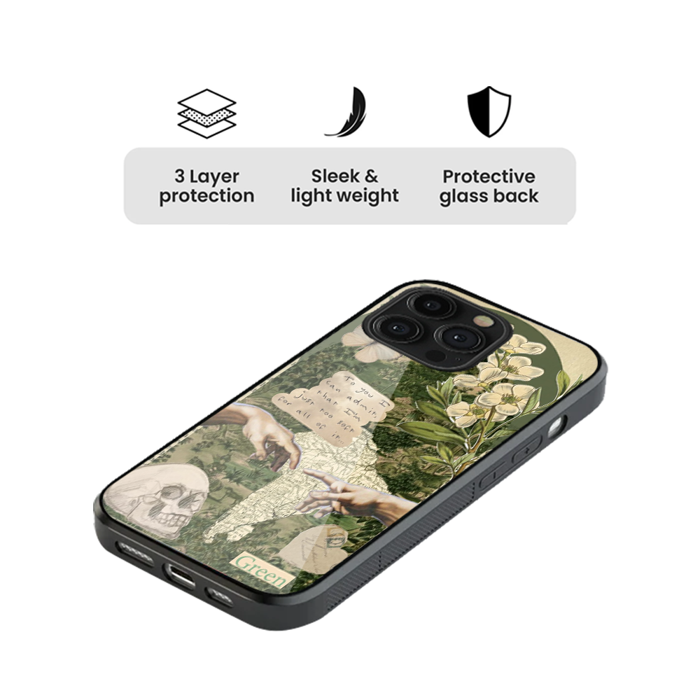 I'M Too Soft Glass Phone Case