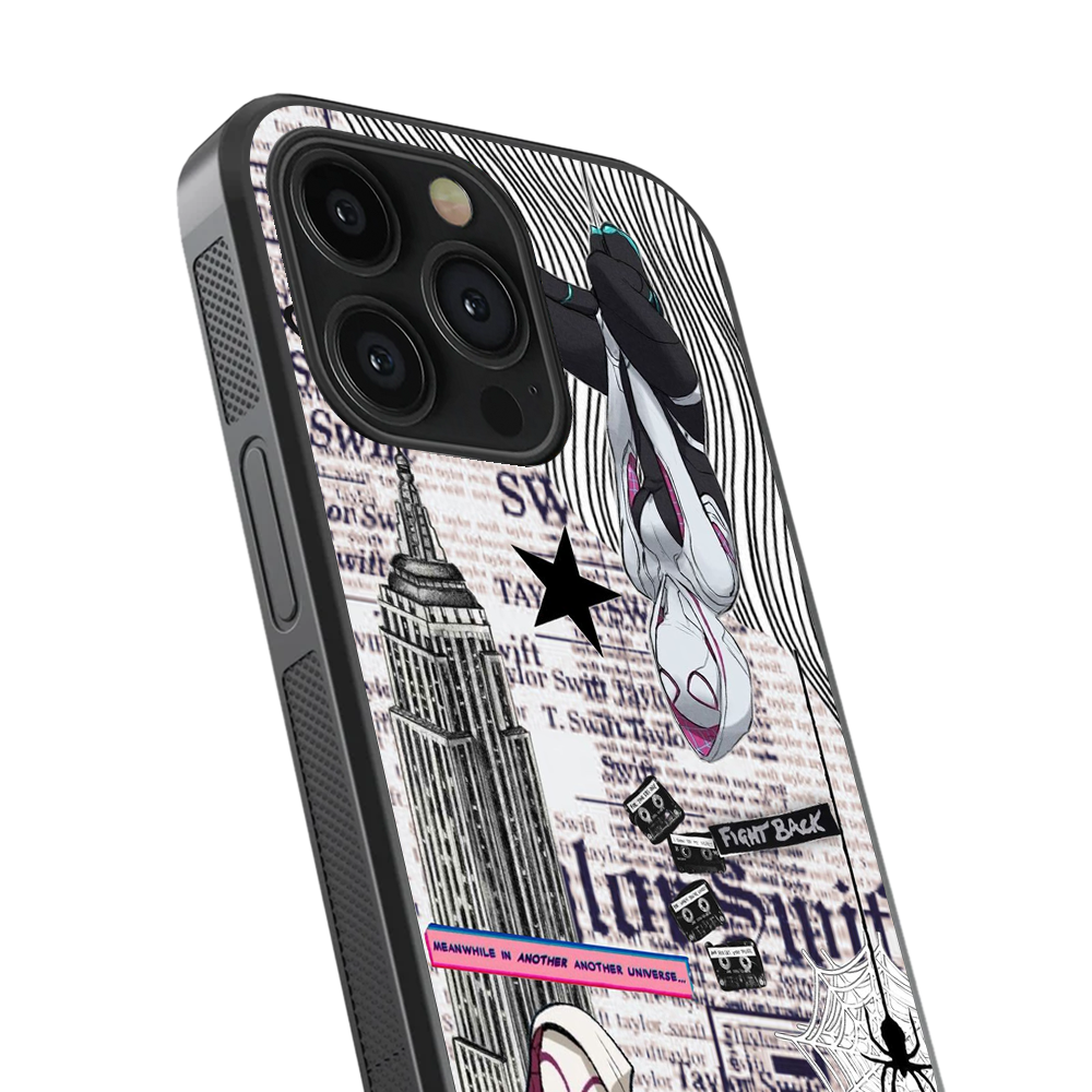 Spider-Verse Vibes Glass Phone Case