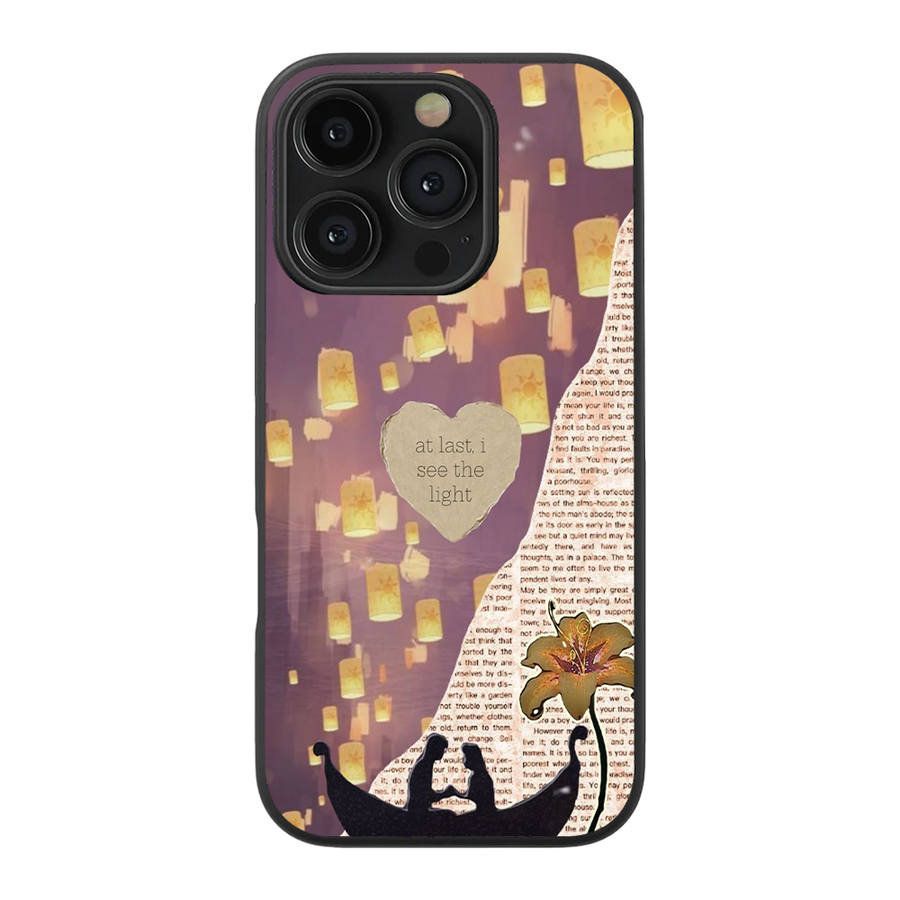 At Last, Light Glass Phone Case