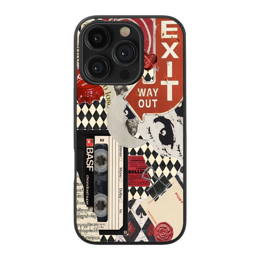 Exit Vintage Glass Phone Case