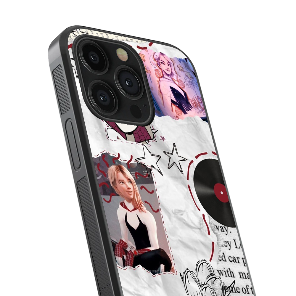 Hello Kitty Vibe Pop Culture Glass Phone Case