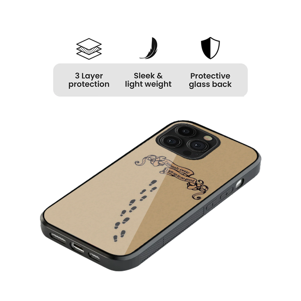 Footsteps Of Magic Glass Phone Case