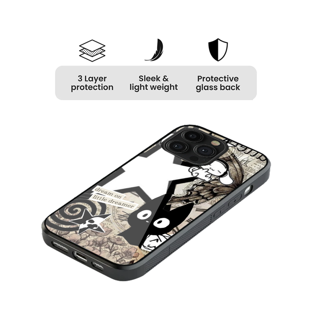 Little Dreamer’S Realm Glass Phone Case