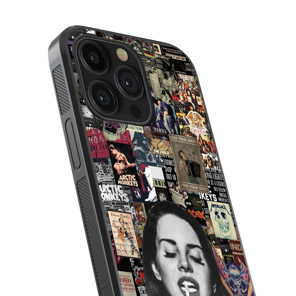 Artic Monkey Multiple Stamps  Glass Phone Case