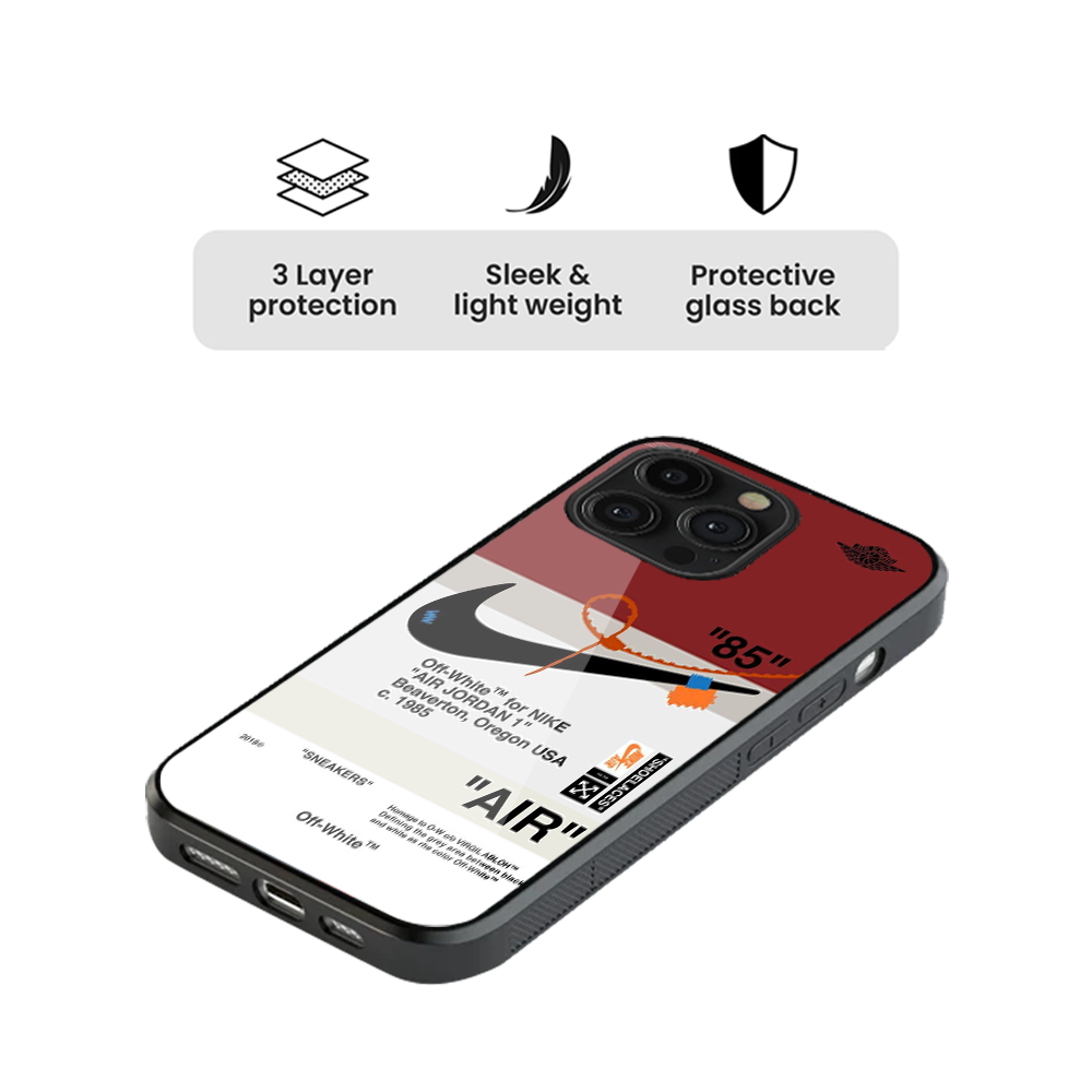 Nike X Air Jordan Glass Phone Case