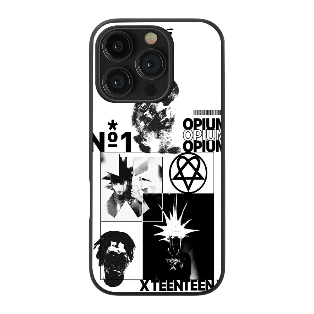 Opium Noise Glass Phone Case