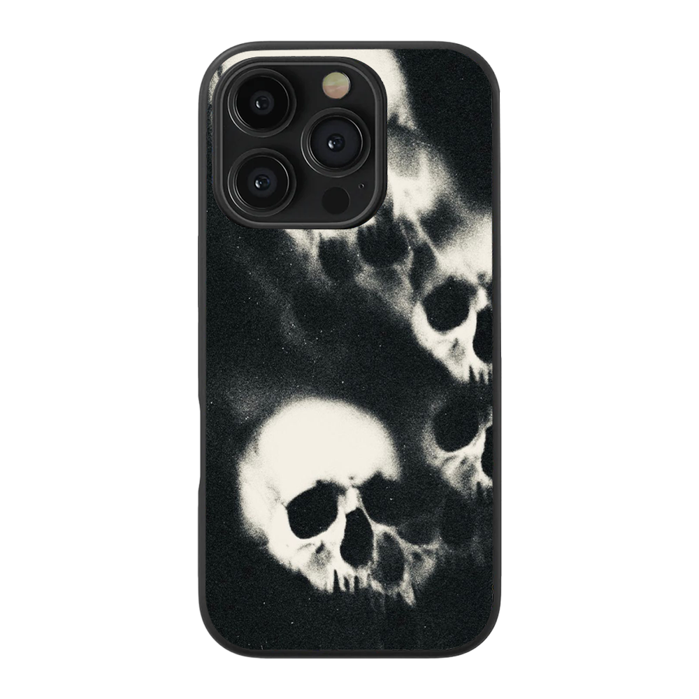 Skulls Y2K Glass Phone Case