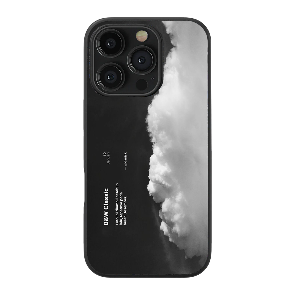 B&W Classic Glass Phone Case