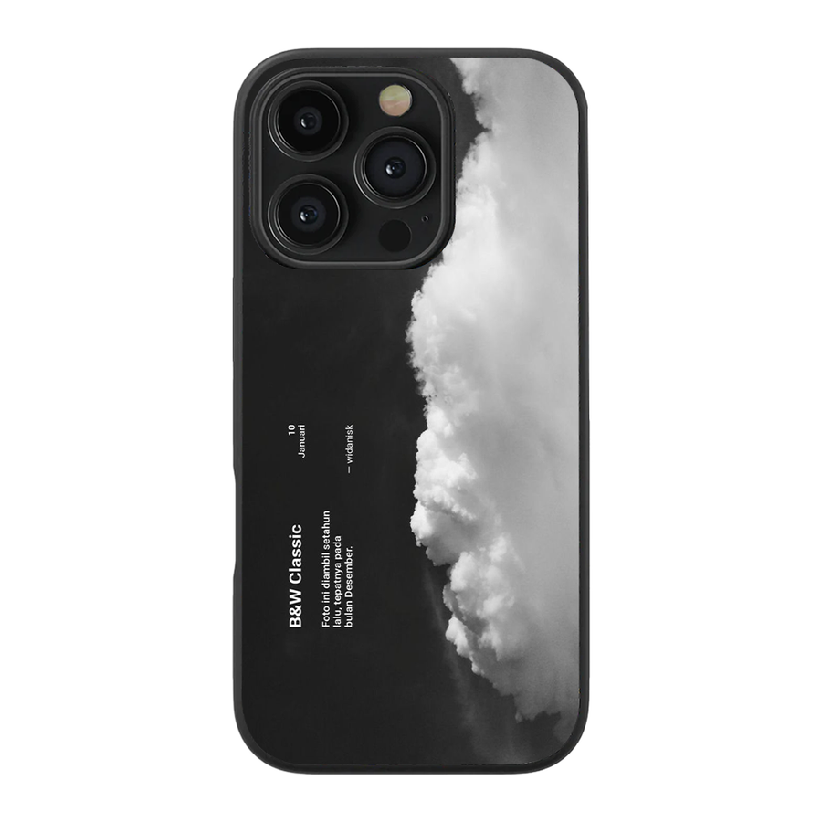 B&W Classic Glass Phone Case