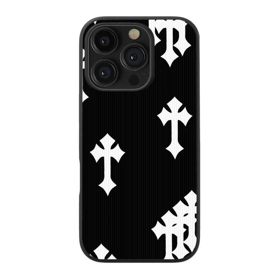 Gothic Cross Glass Phone Case