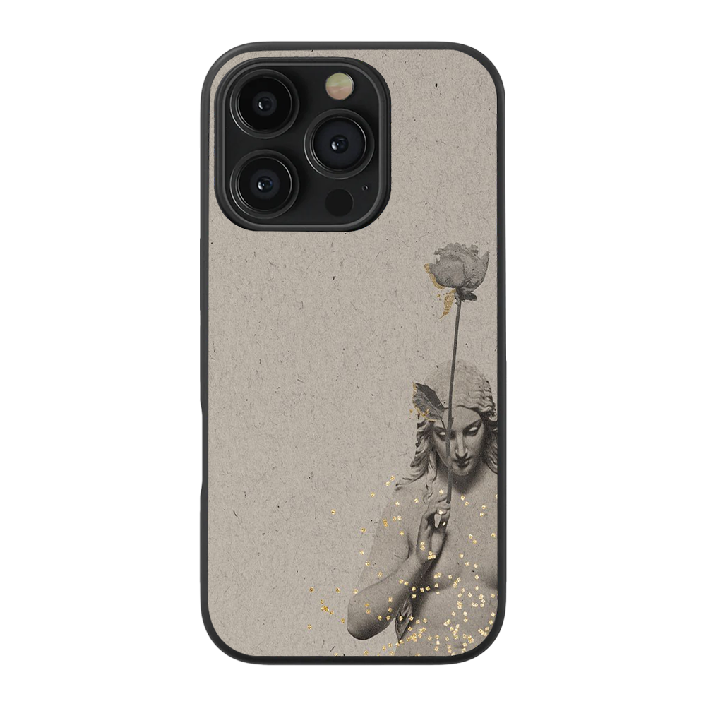 Golden Silence Glass Phone Case