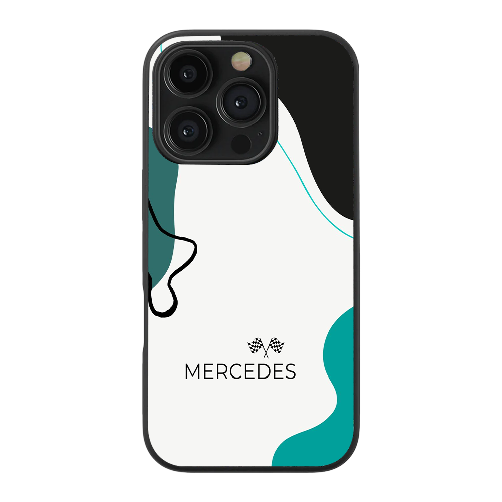 Mercedes Aesthetic Glass Phone Case