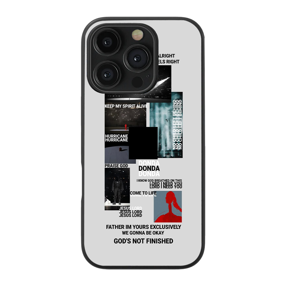 Kanye West “Donda” Glass Phone Case