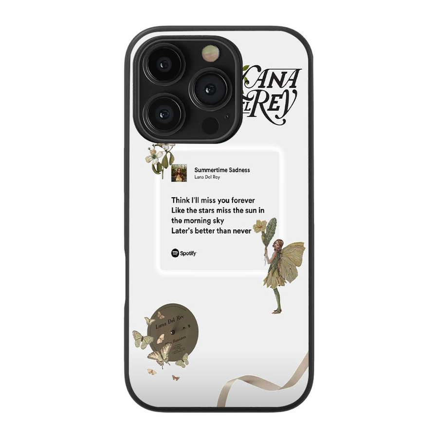 Lana Del Rey Summertime Sadness Glass Phone Case