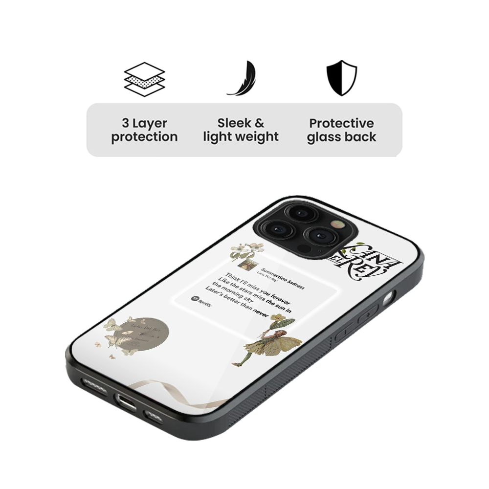 Lana Del Rey Summertime Sadness Glass Phone Case