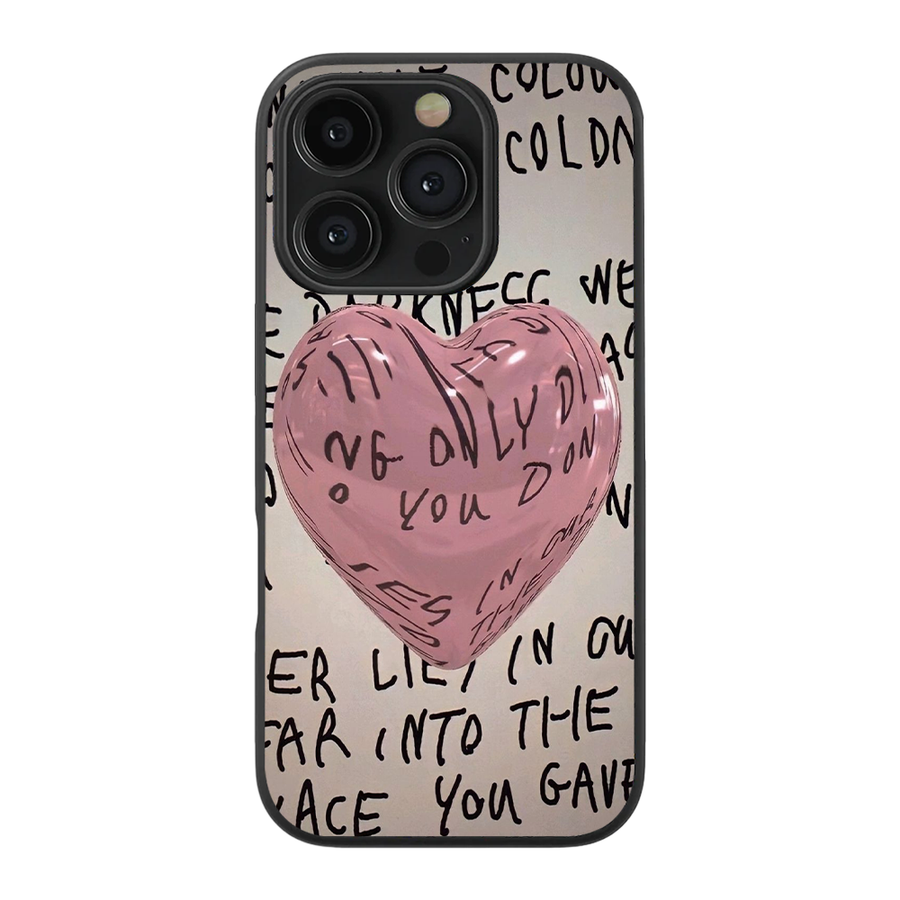 Heart Y2K Glass Phone Case
