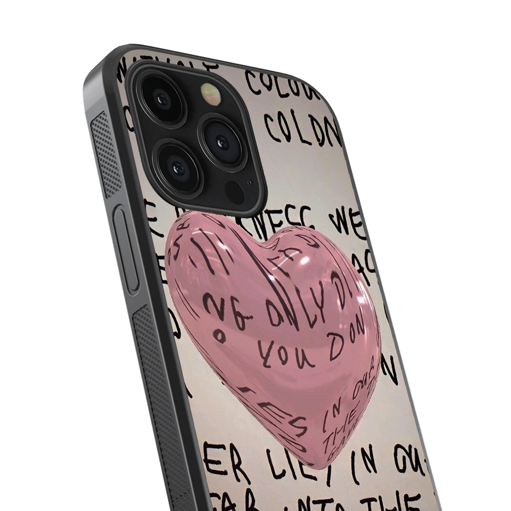 Heart Y2K Glass Phone Case