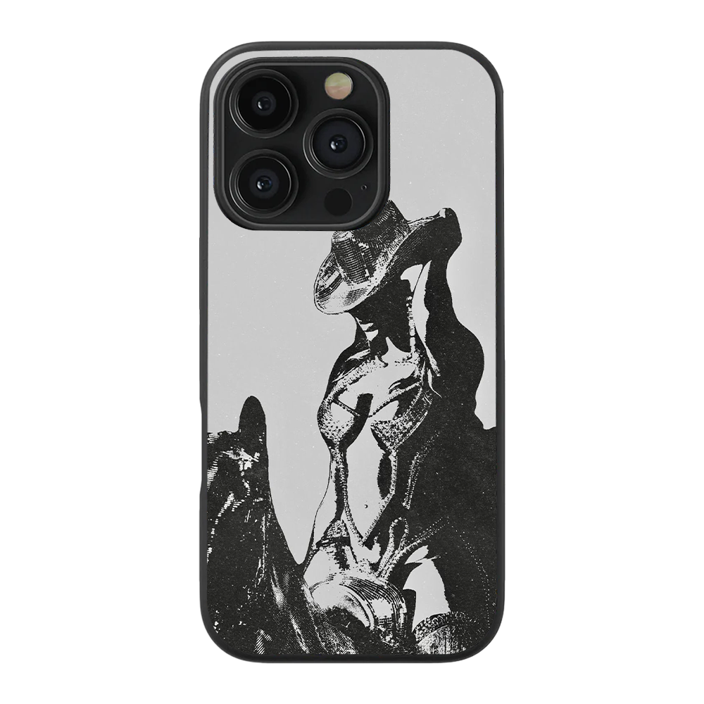 Cowgirl Noir Glass Phone Case