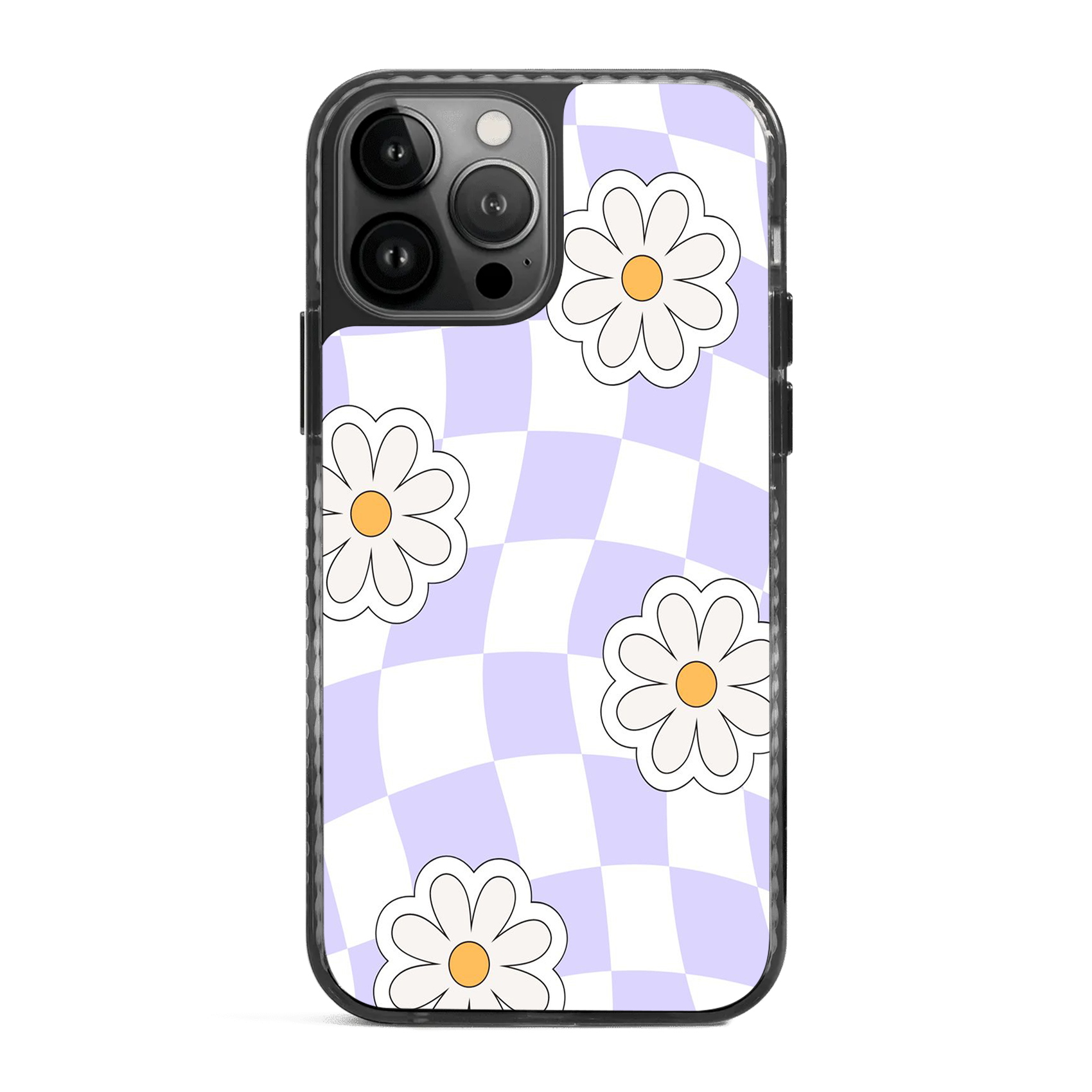 Checkered White/Purple Stride 2.0 Case