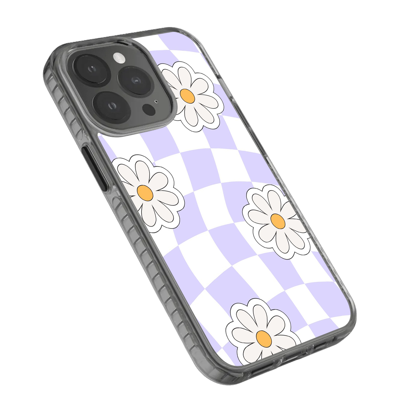 Checkered White/Purple Stride 2.0 Case