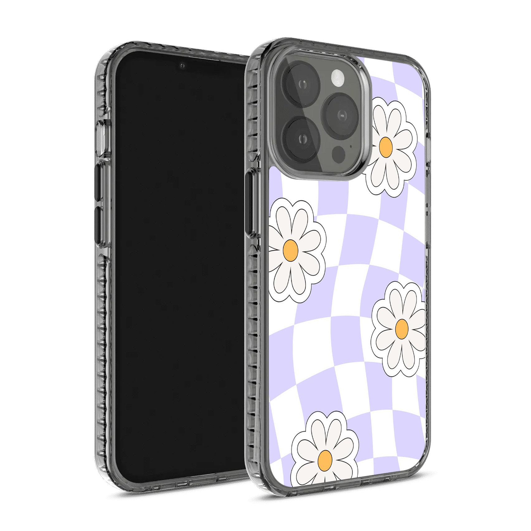 Checkered White/Purple Stride 2.0 Case