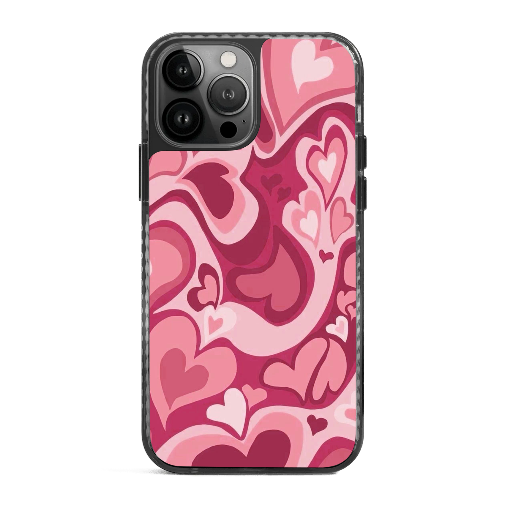 Y2K Pink Meltdown Hearts Stride 2.0 Phone Case