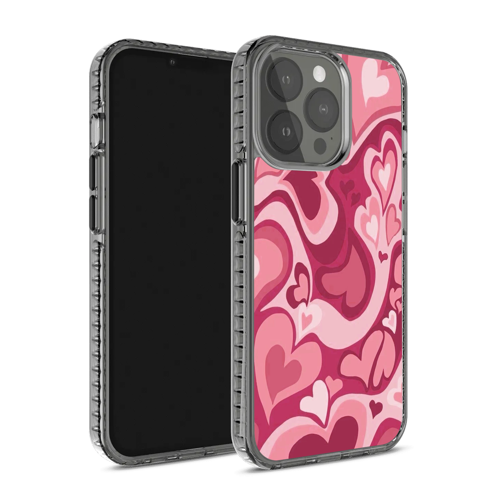 Y2K Pink Meltdown Hearts Stride 2.0 Phone Case