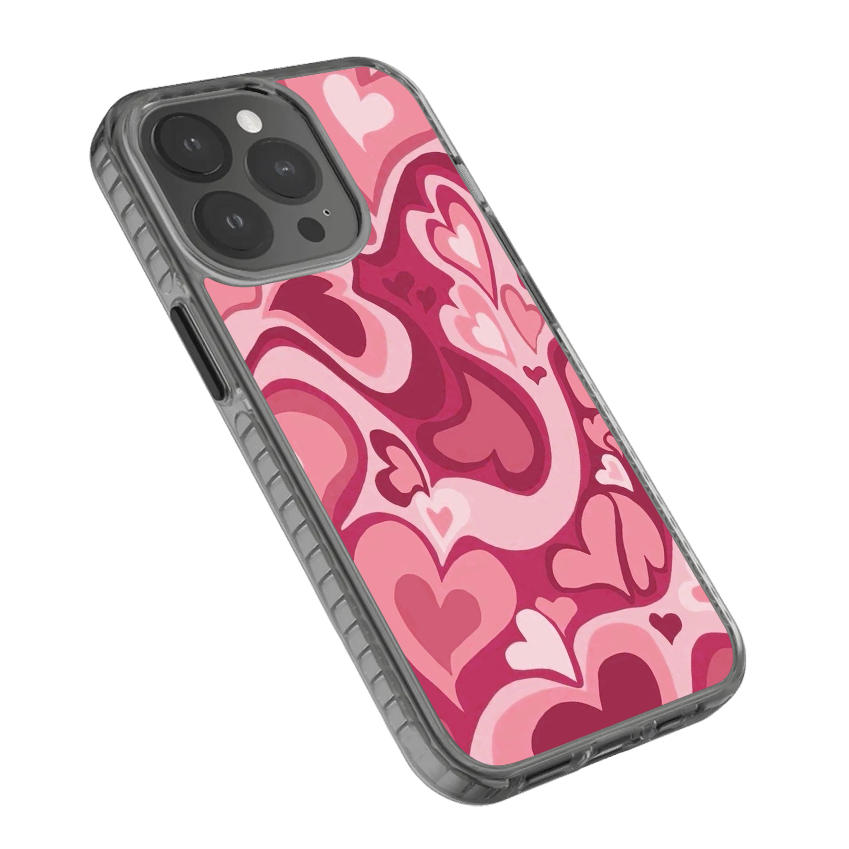 Y2K Pink Meltdown Hearts Stride 2.0 Phone Case