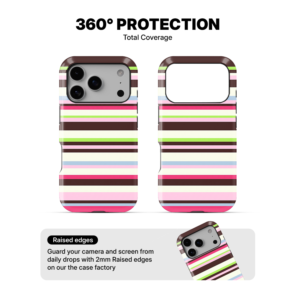 Sweet Treat Stripes Phone Case