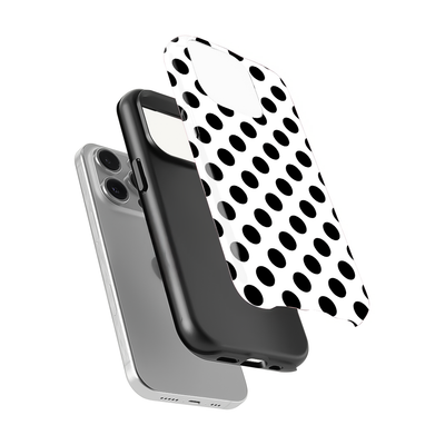 Polka Dot | White & Black II Phone Case