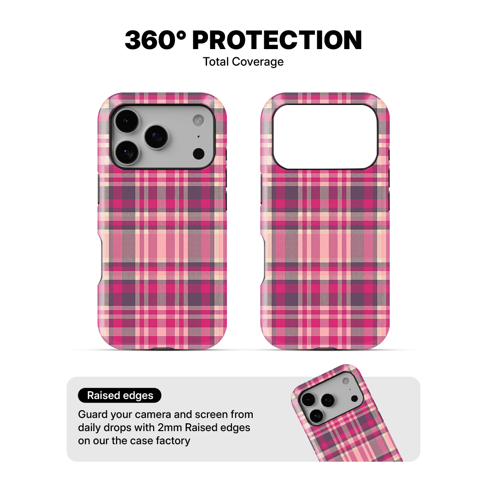 Checkered | Pink II Phone Case