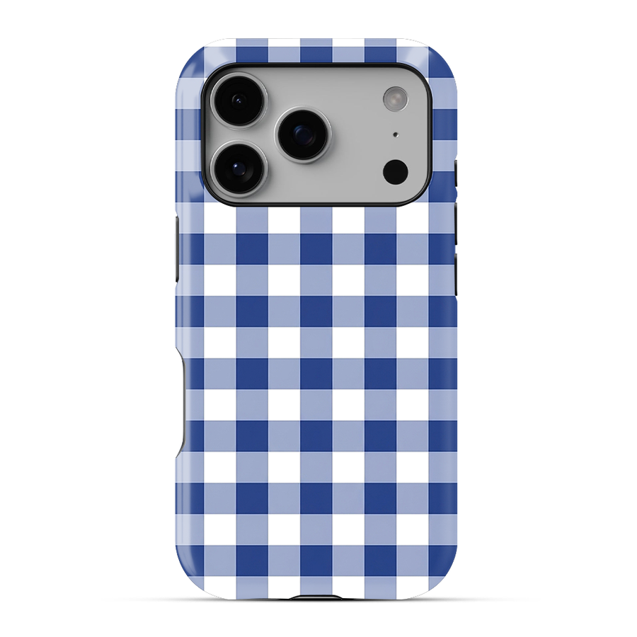Gingham | Blue & White - VI Phone Case