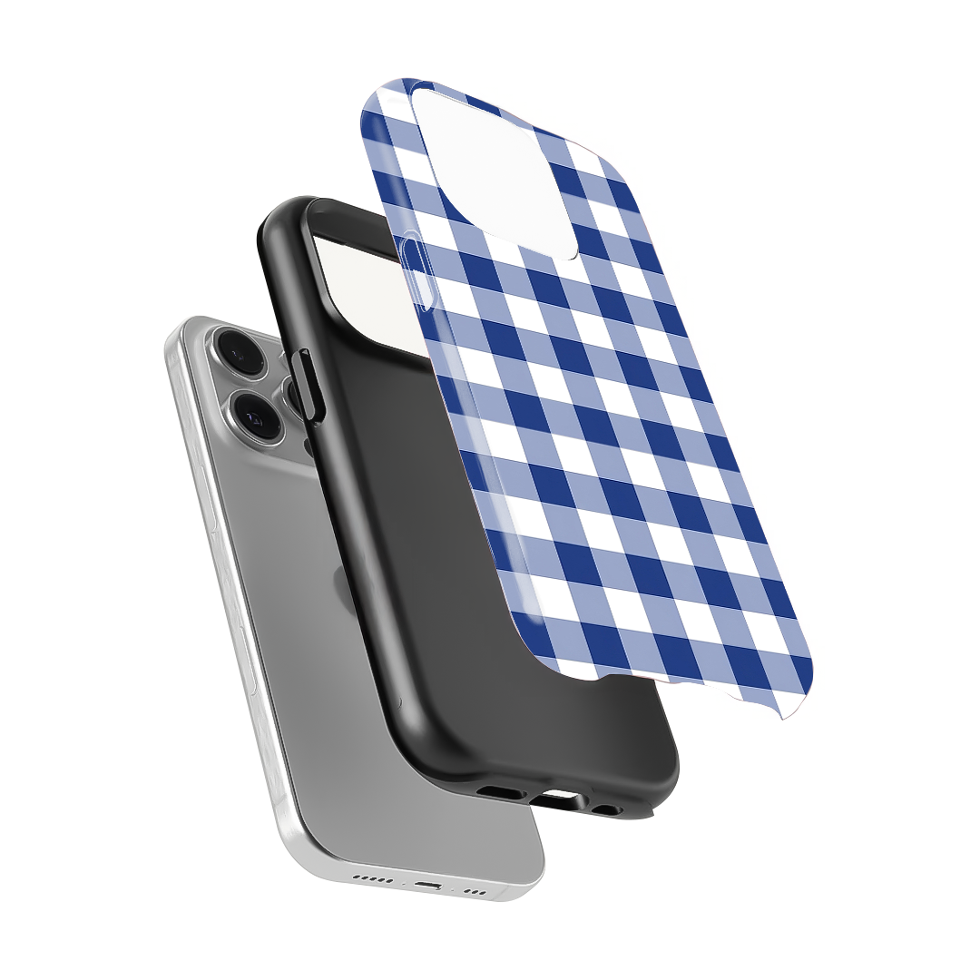 Checkered | Blue & White - VI Phone Case