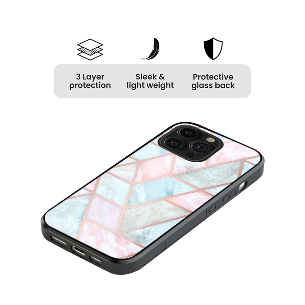 Geometric Marble Phone Case