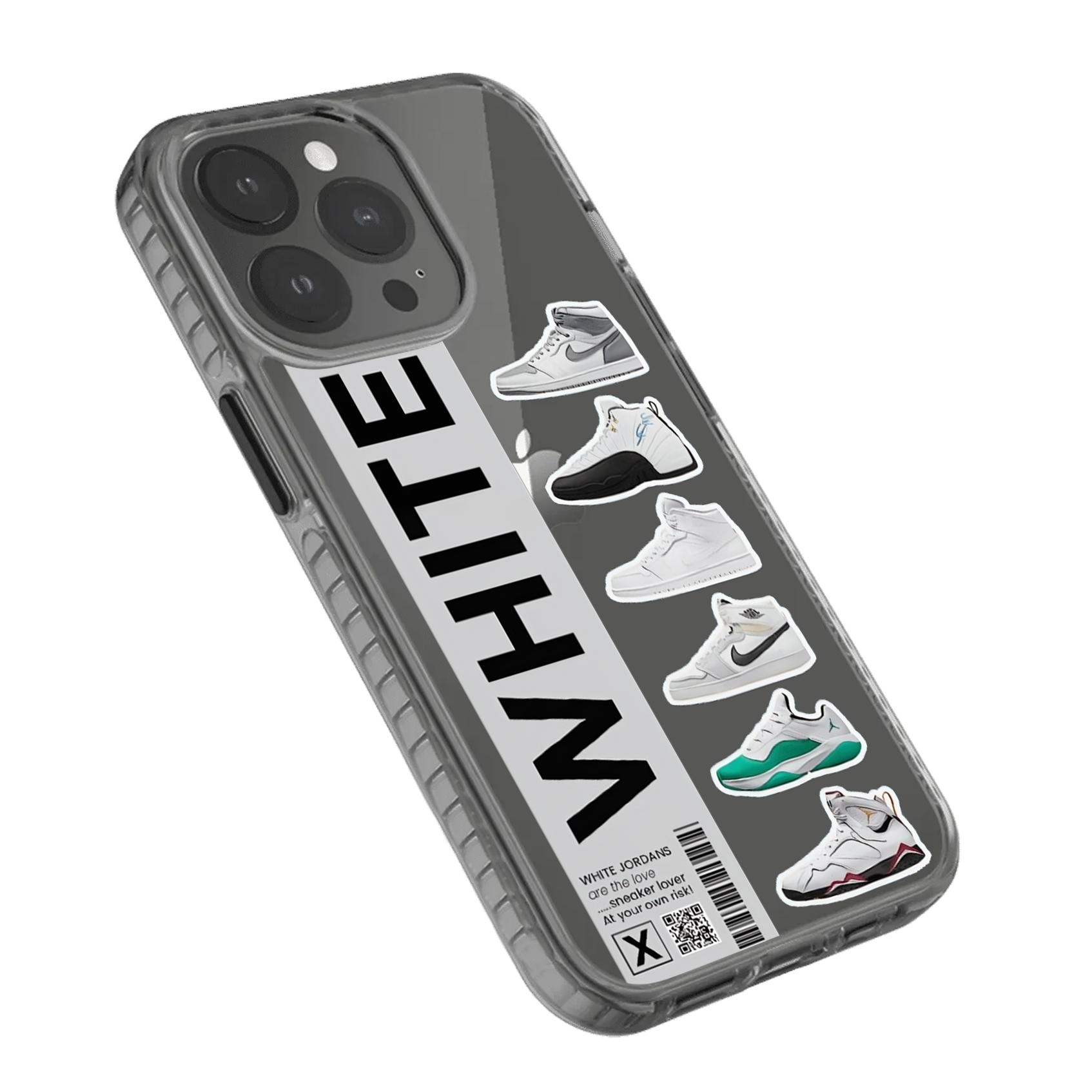 White Jordans Stride 2.0 Phone Case