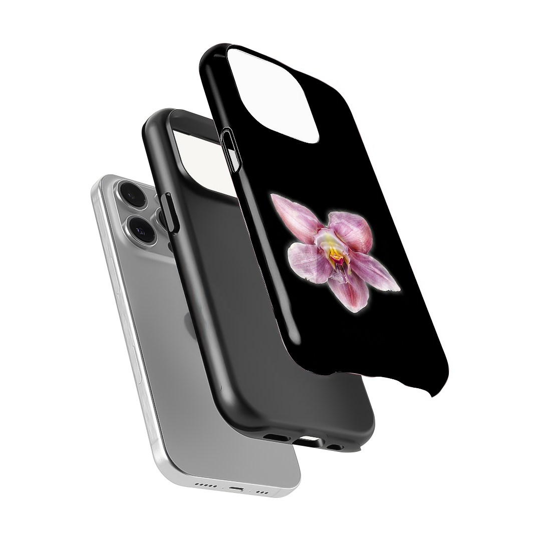 Orchid | Black Phone Case