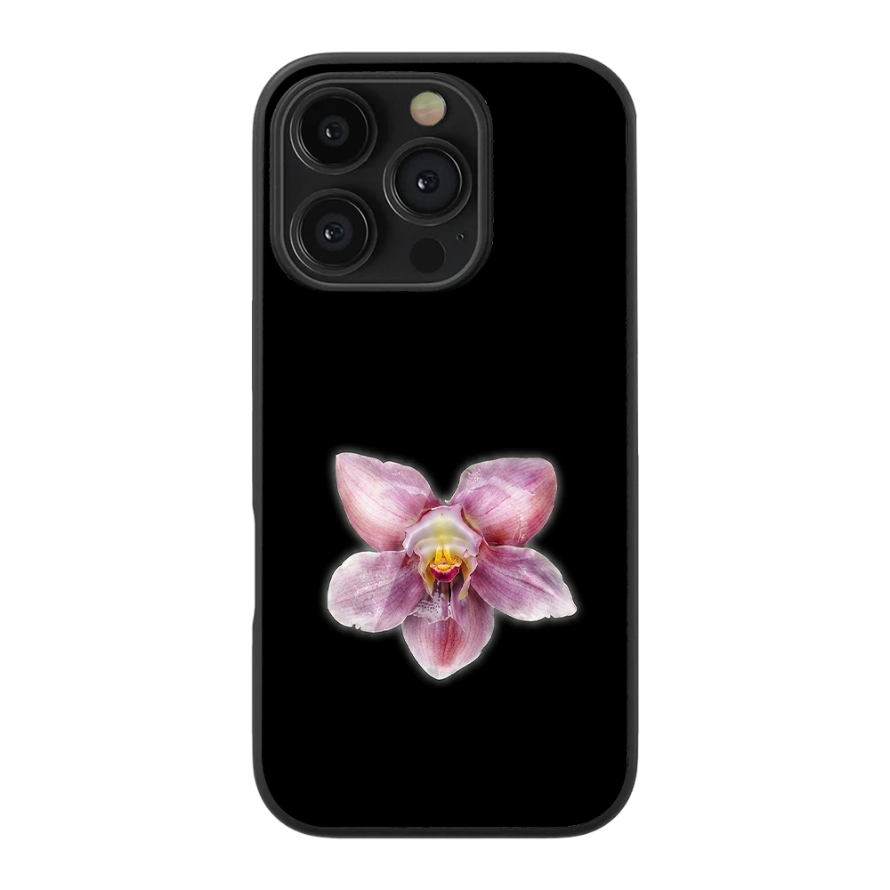 Orchid | Black Phone Case