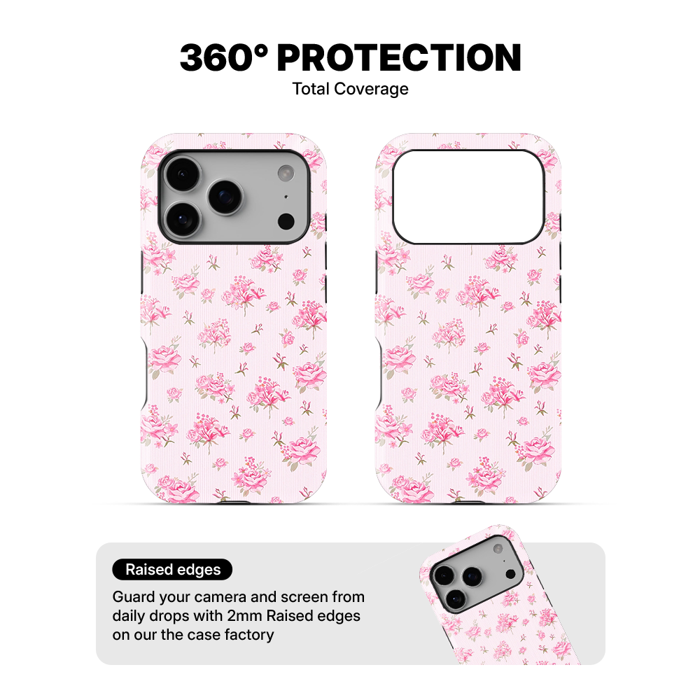 Forget Me Not Floral | Pink Phone Case