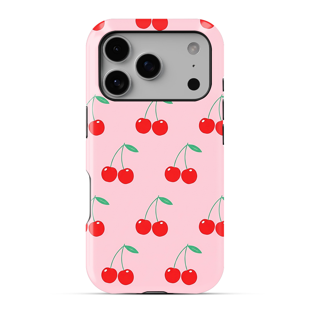Pink Cherries Phone Case