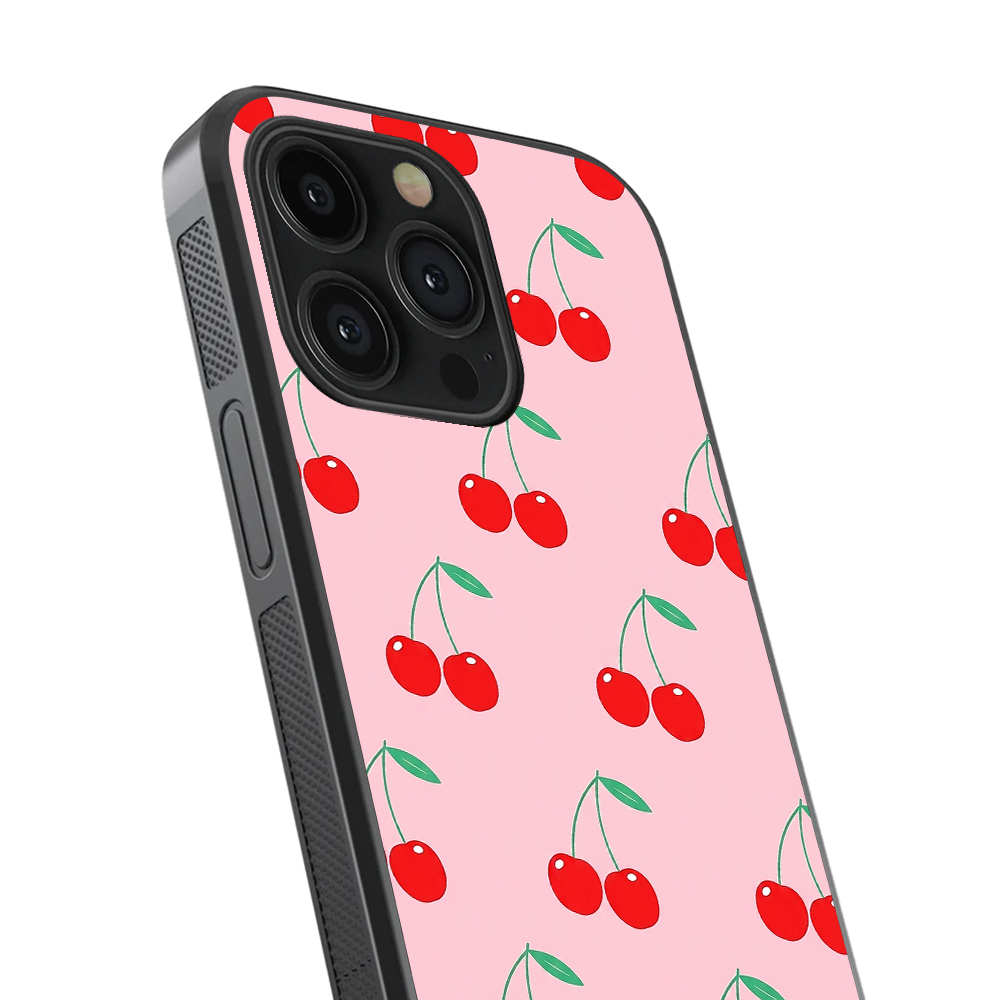 Pink Cherries Phone Case