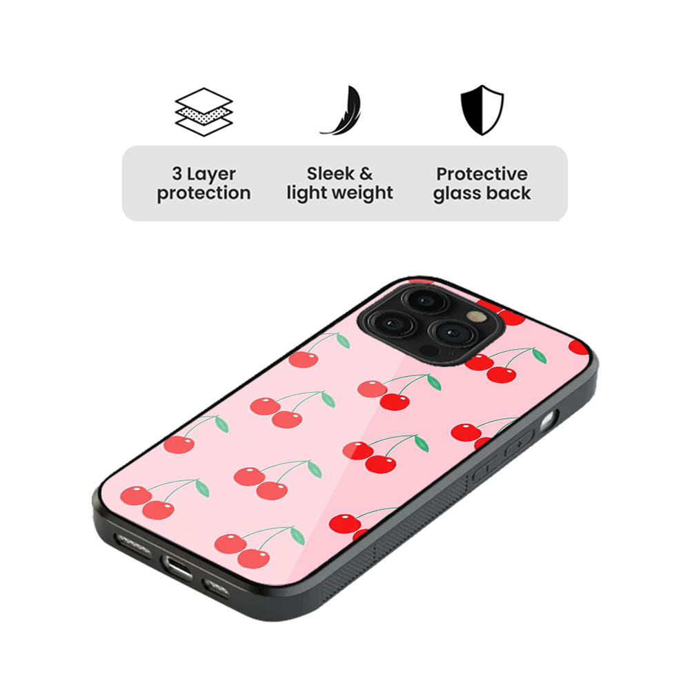 Pink Cherries Phone Case