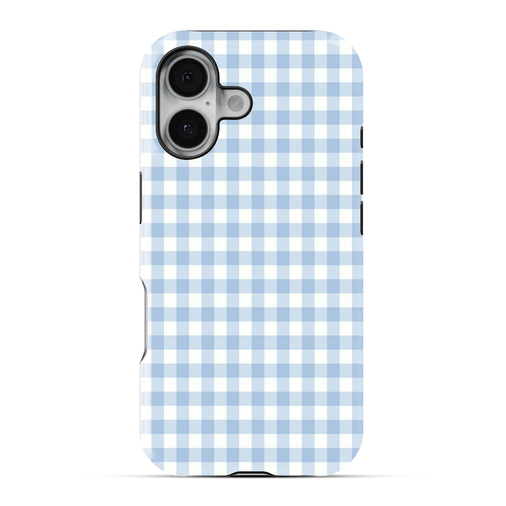 Checkered | Blue & White - IV Phone Case