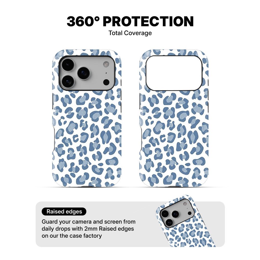 Meow | Sky Blue Phone Case