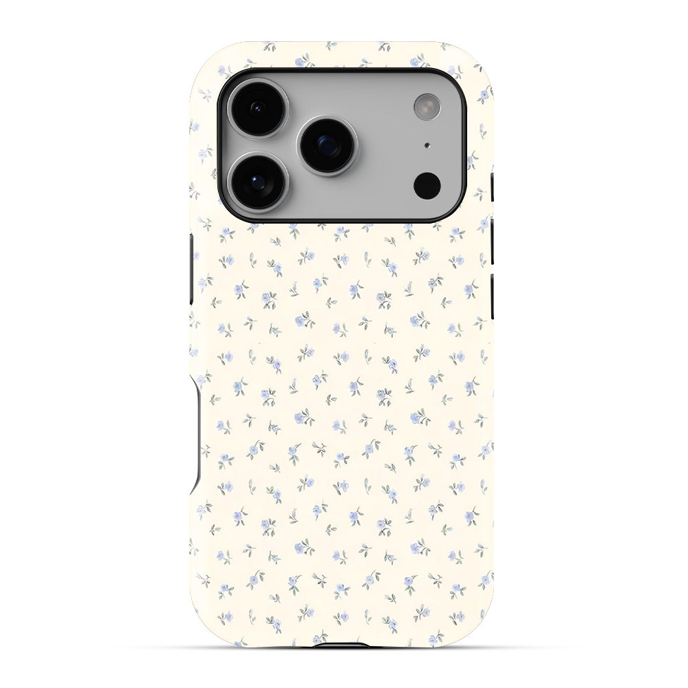 Blue Floral Whisper Phone Case