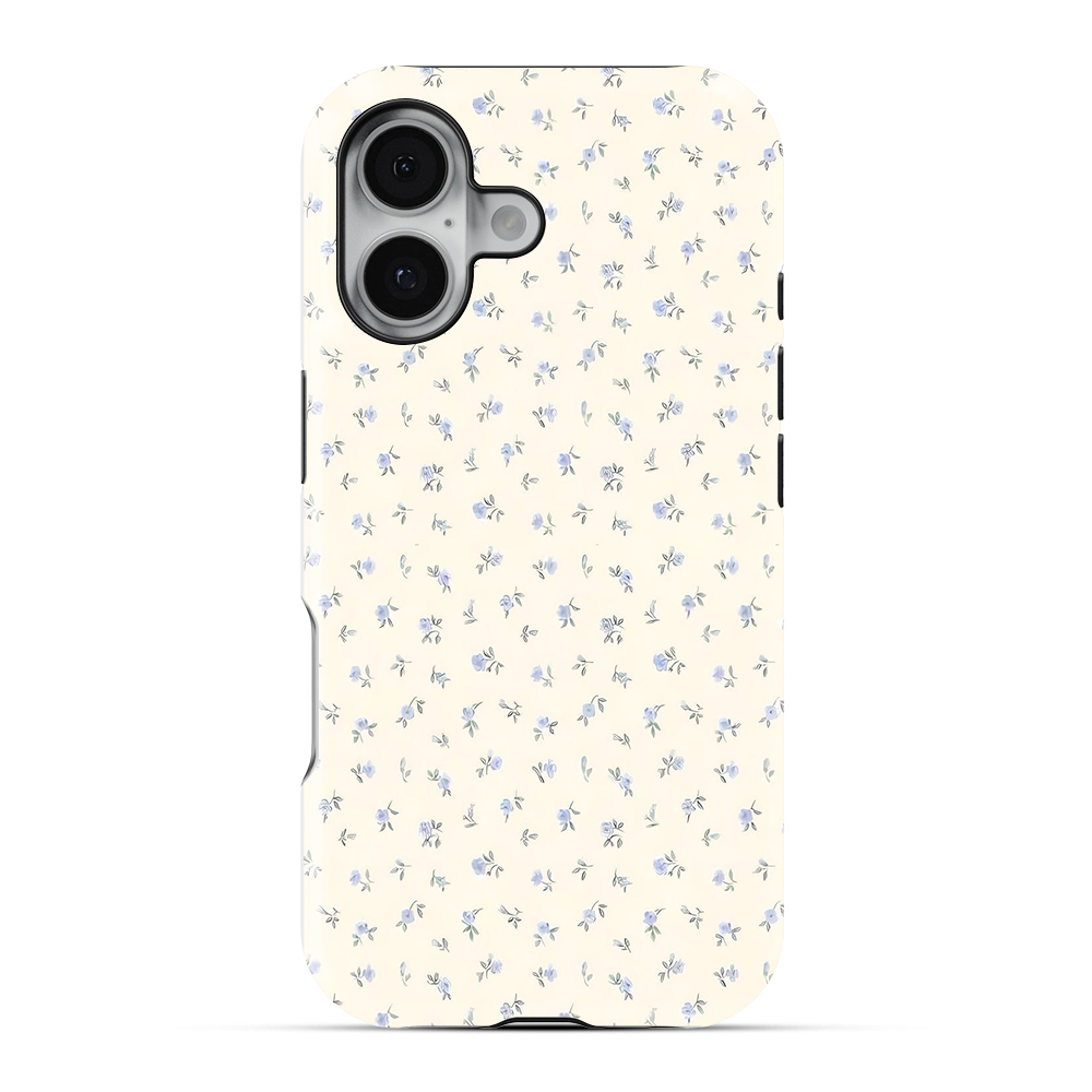 Blue Floral Whisper Phone Case