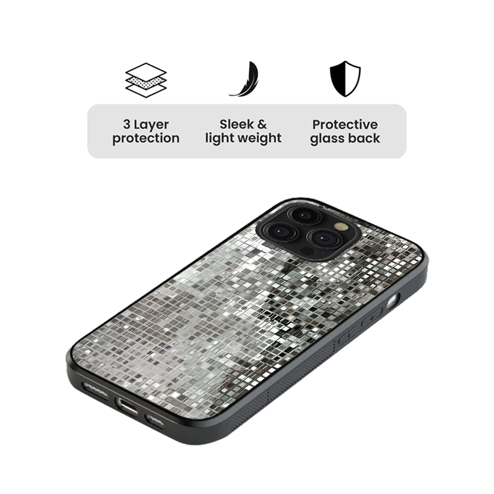 Monochrome Mosiac Phone Case