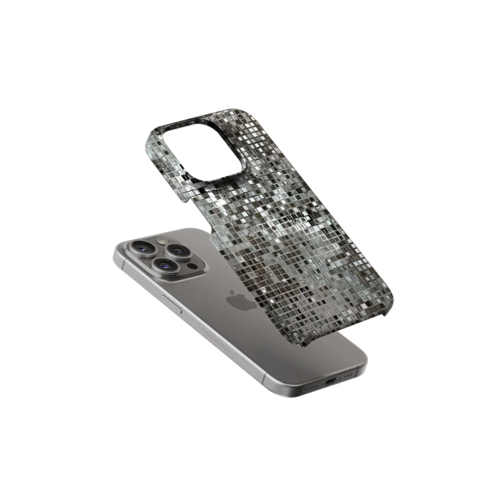 Monochrome Mosiac Phone Case