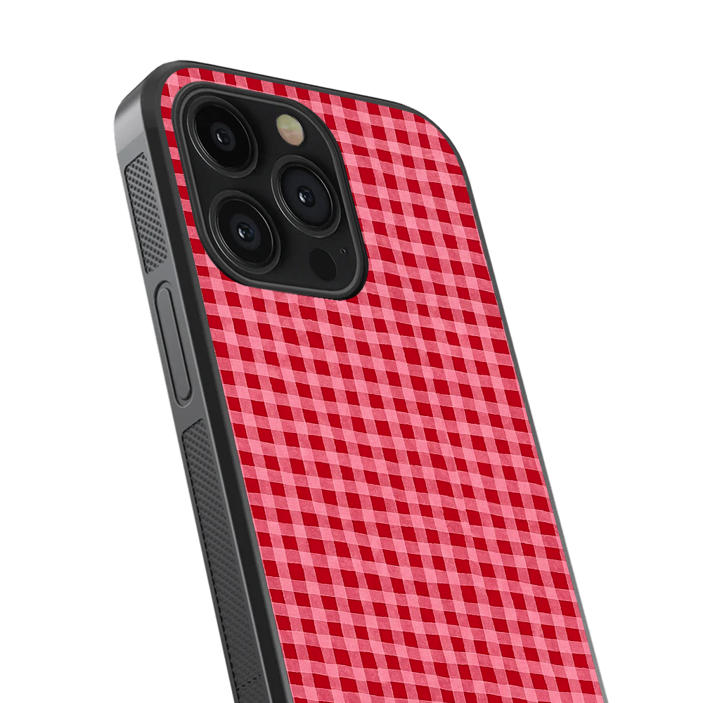 Checkered | Cottage Red Phone Case