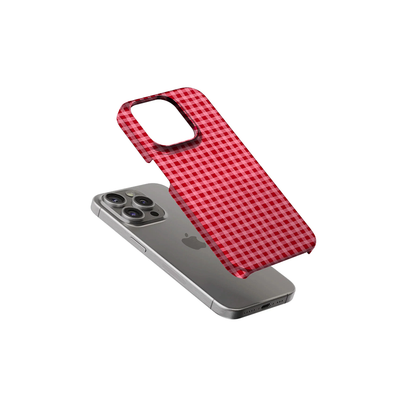 Checkered | Cottage Red Phone Case