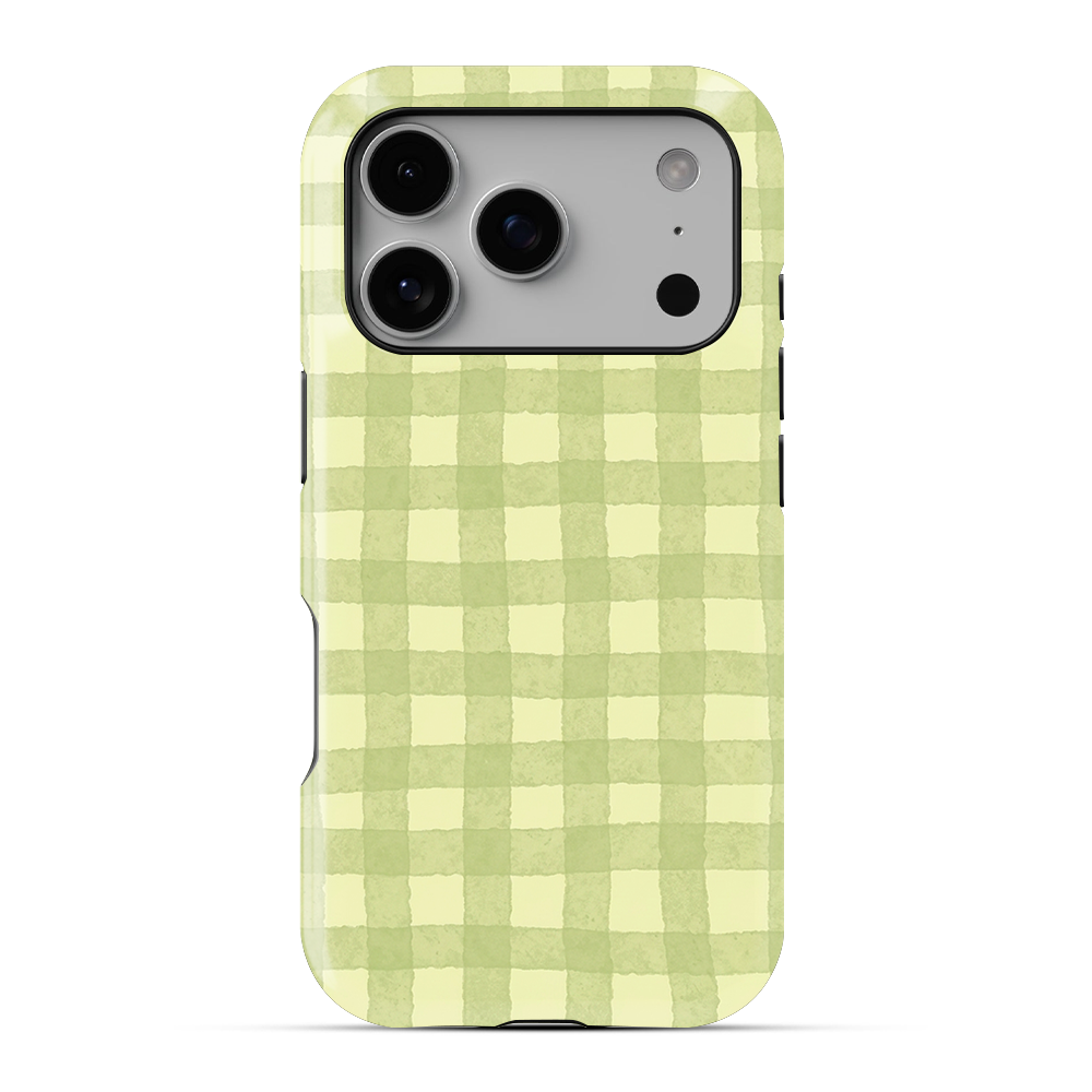 Checkered | Green Phone Case